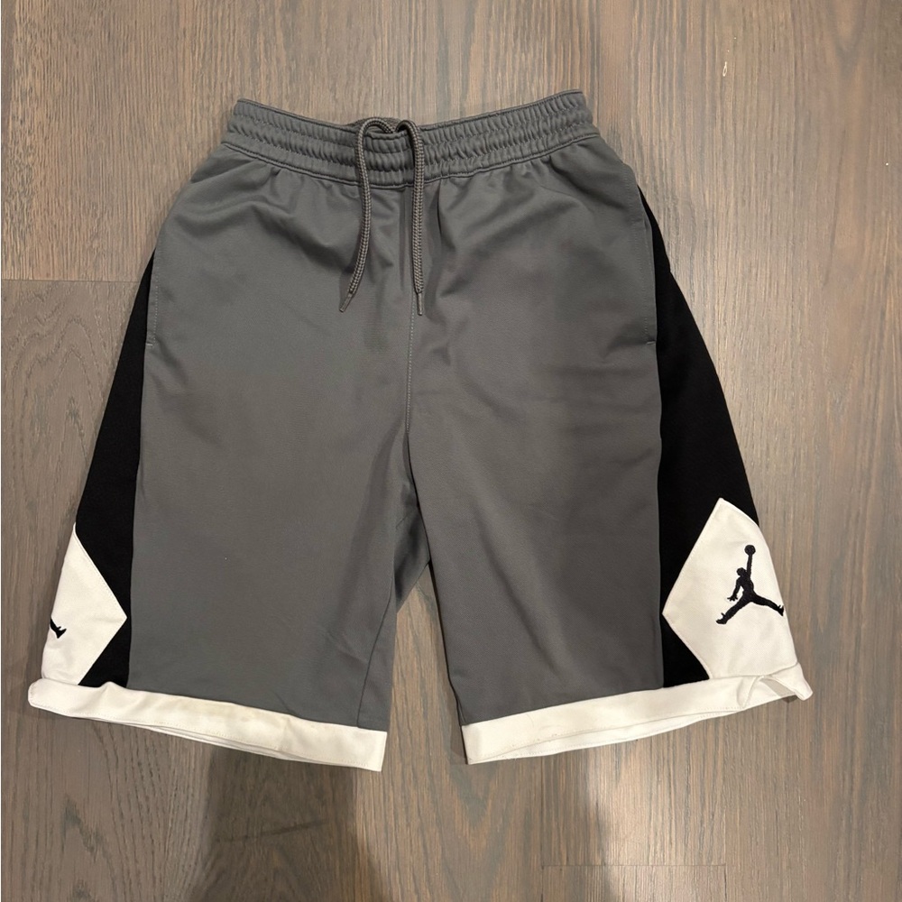 Nike Jordan Gray and Black Performance Shorts